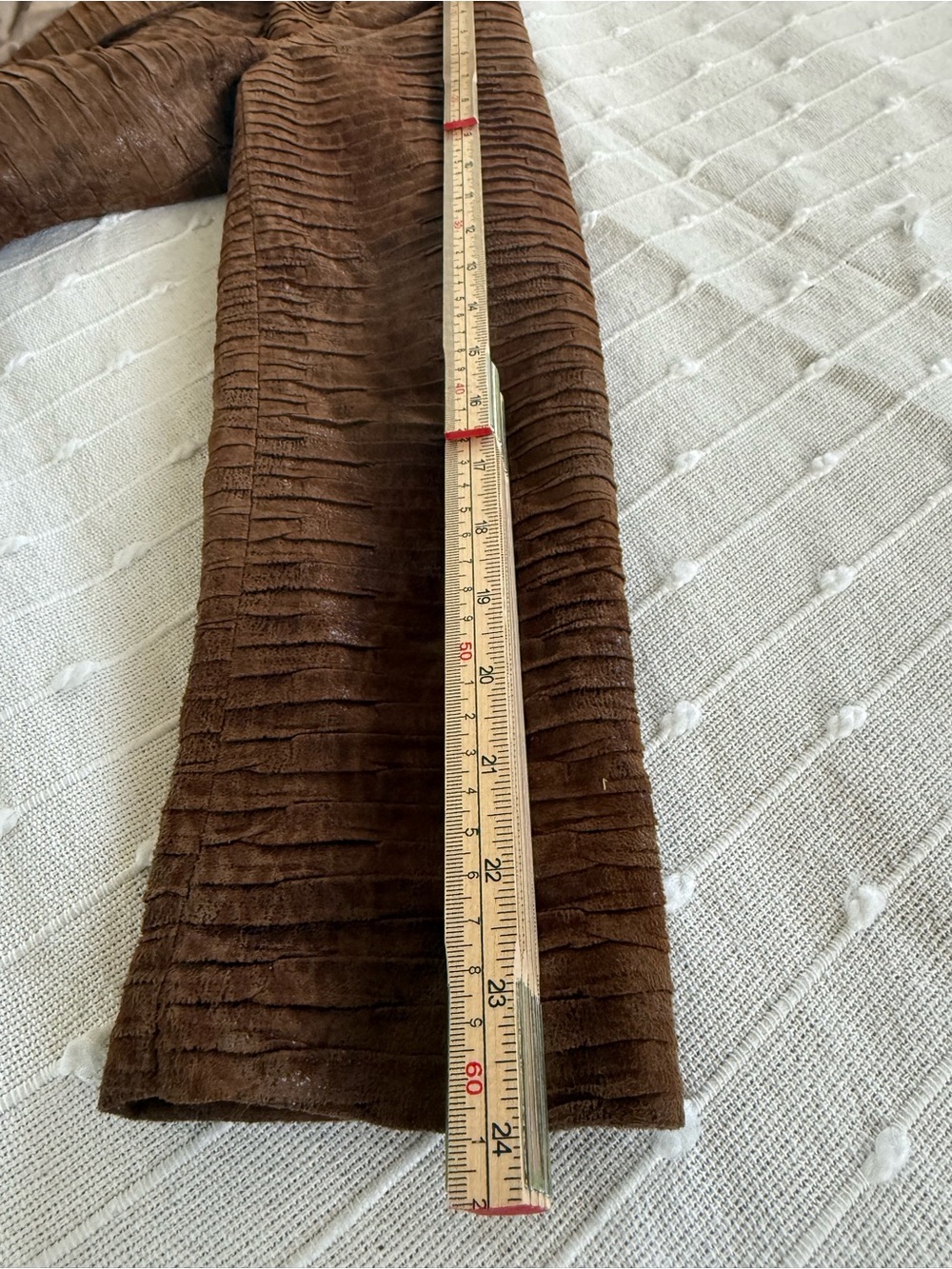 Zara Brown Ribbed Textured Blazer Jacket size Large/M - Picture 11 of 11